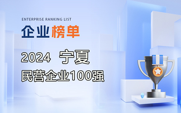 2024寧夏民營企業(yè)100強(qiáng)
