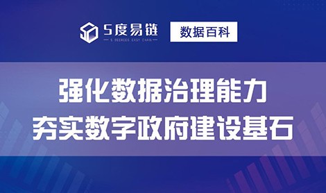 數據治理應用場景之“夯實數字政府建設基石”！